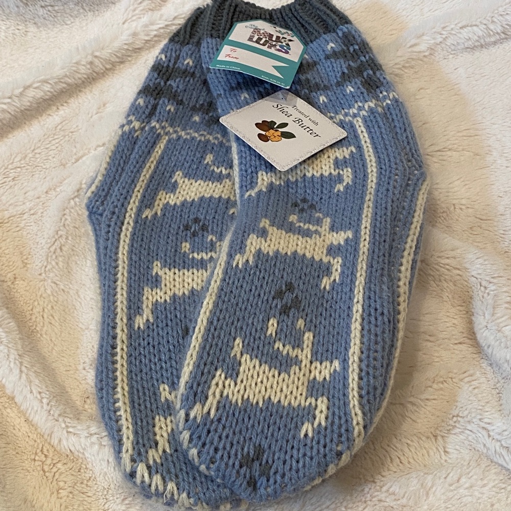 The Original Muk Luks Shea Butter Cabin Slipper Socks Sz Small/Medium (6-8) NWT